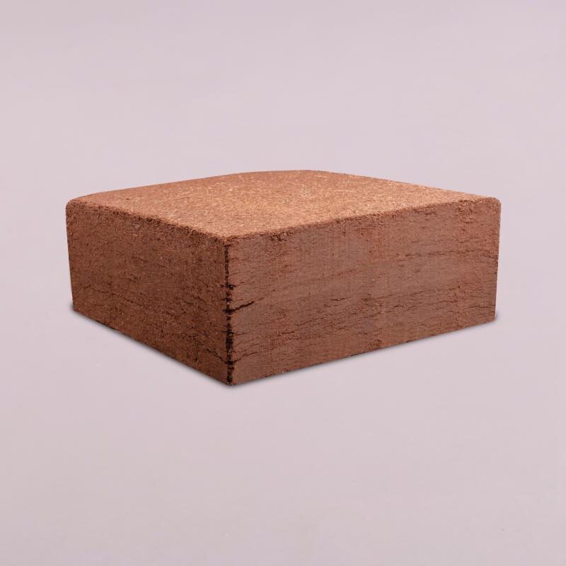 SUSTRATO DE COCO BLOQUE DE 5KG 8mm COMPRIMIDO